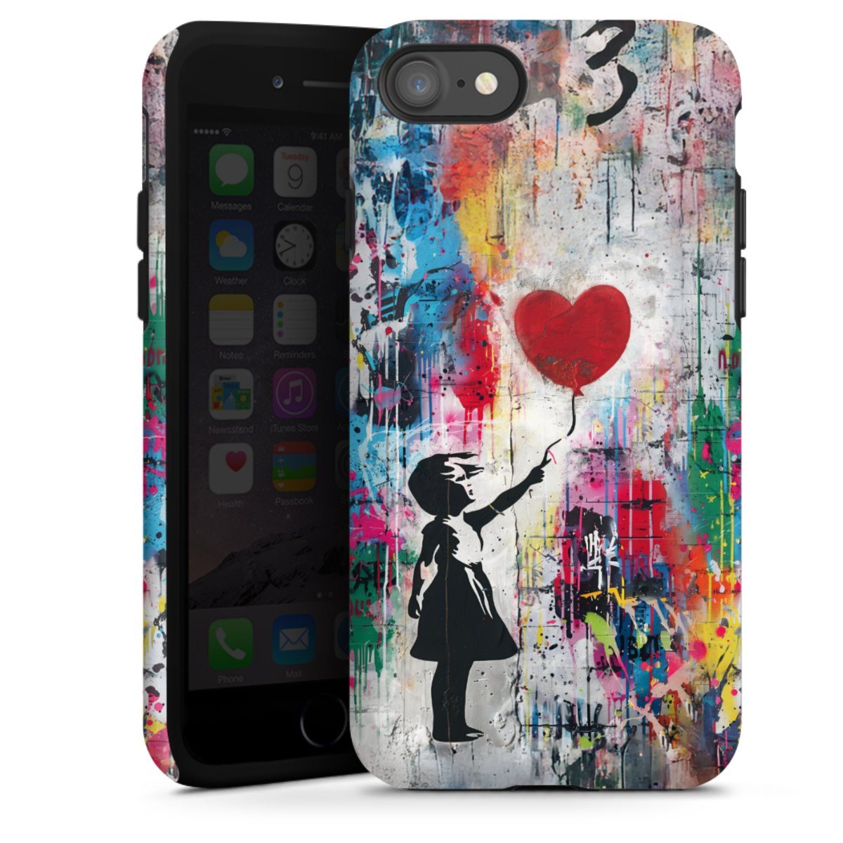 Balloon Girl Colorful