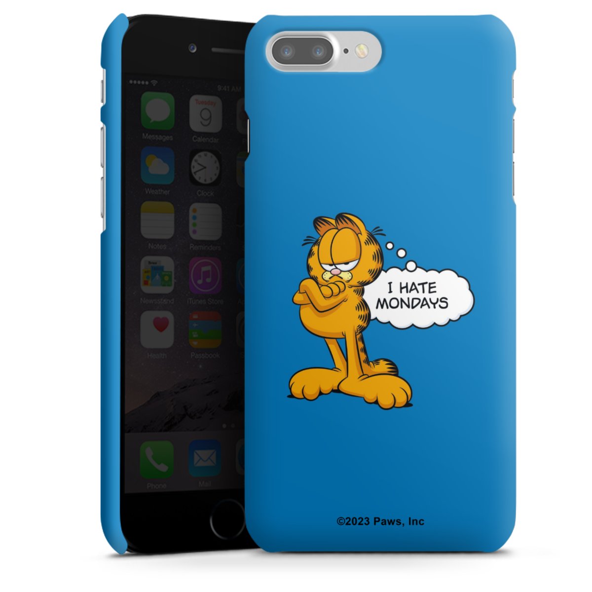 Garfield Ik haat maandagen blauw