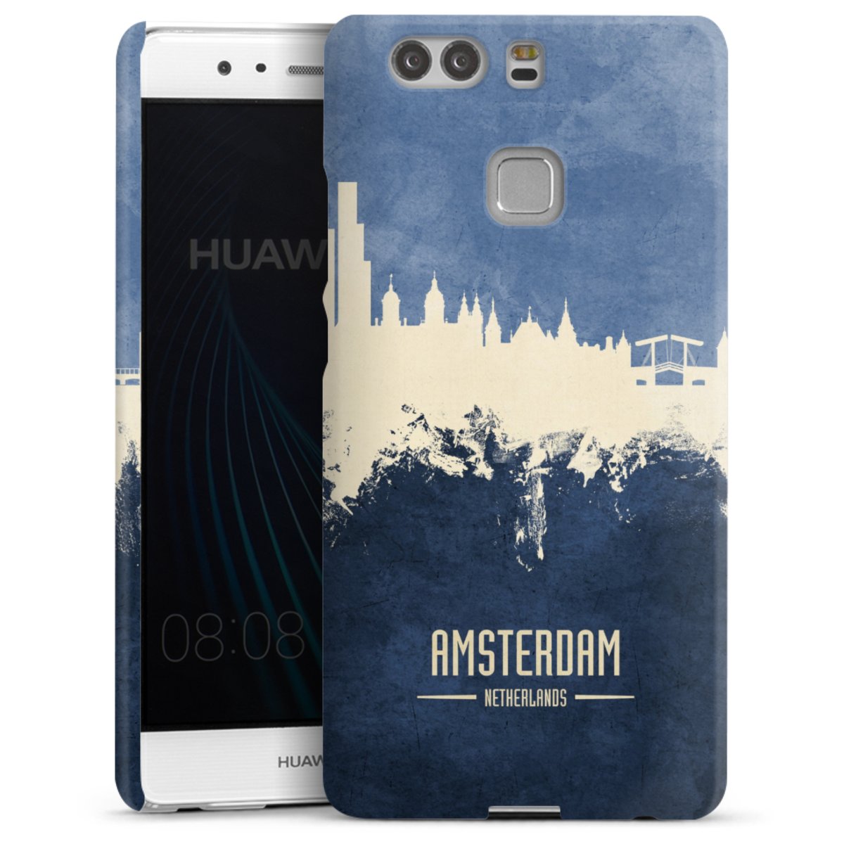 Amsterdam Skyline blauw