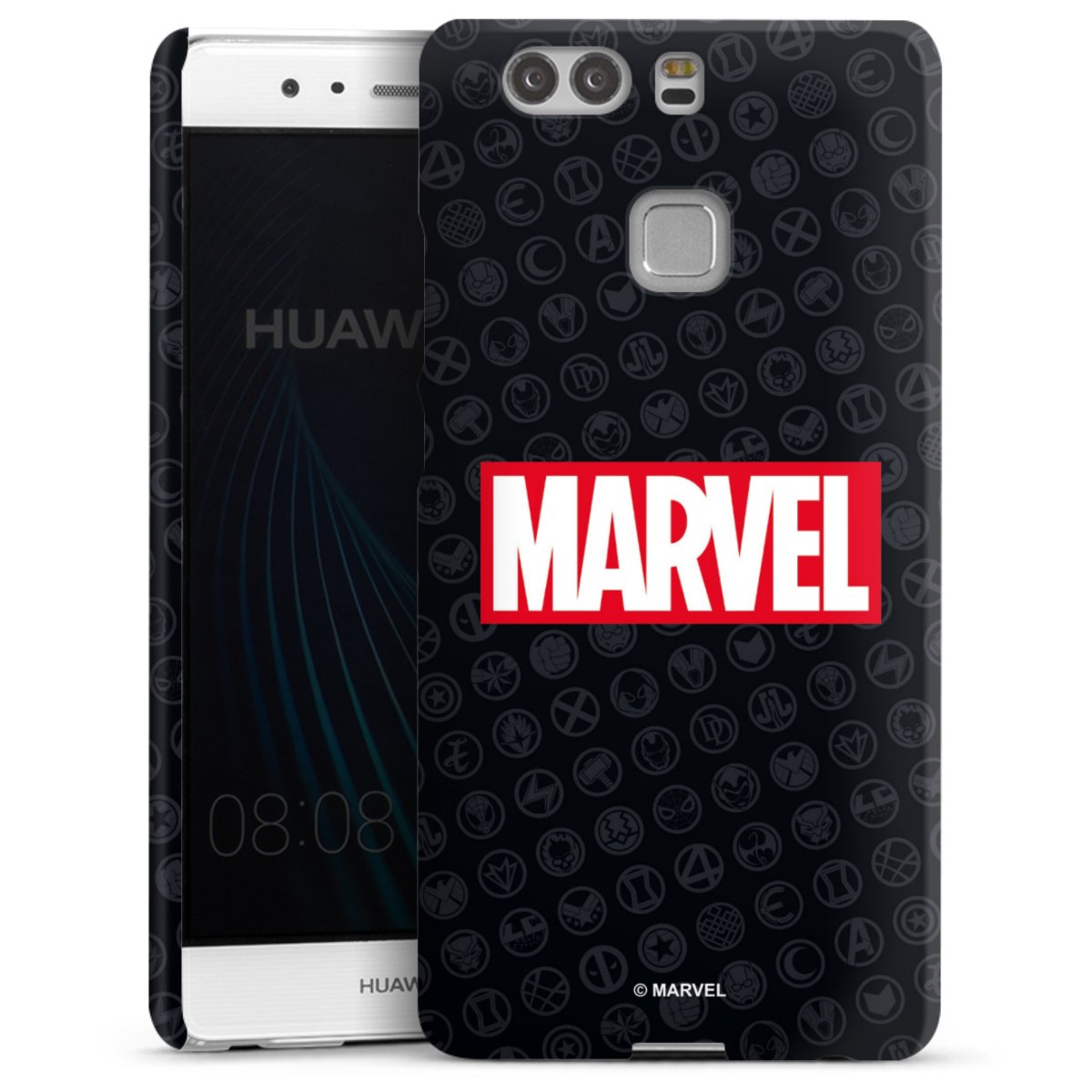 Marvel Logo Black Red 