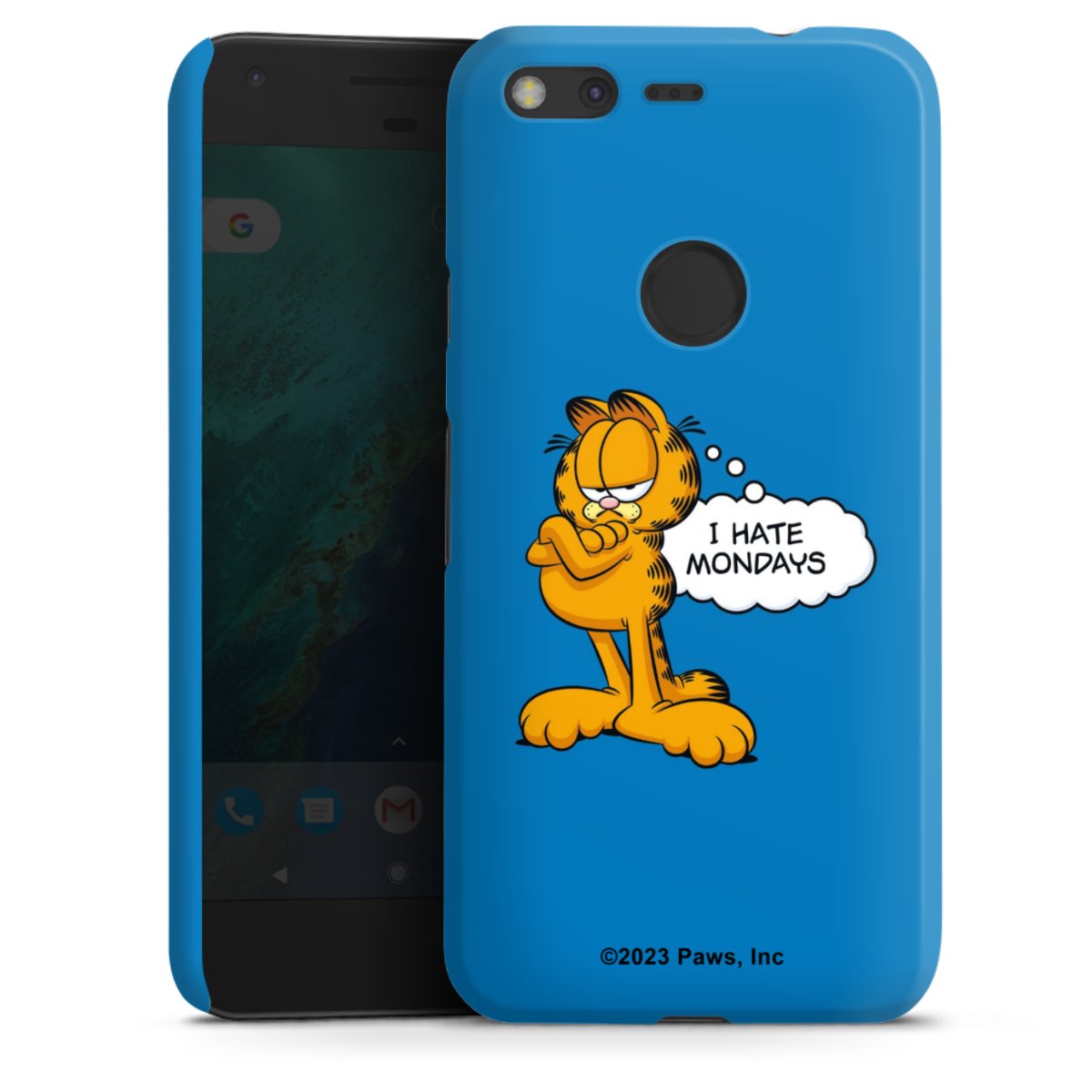 Garfield Ik haat maandagen blauw