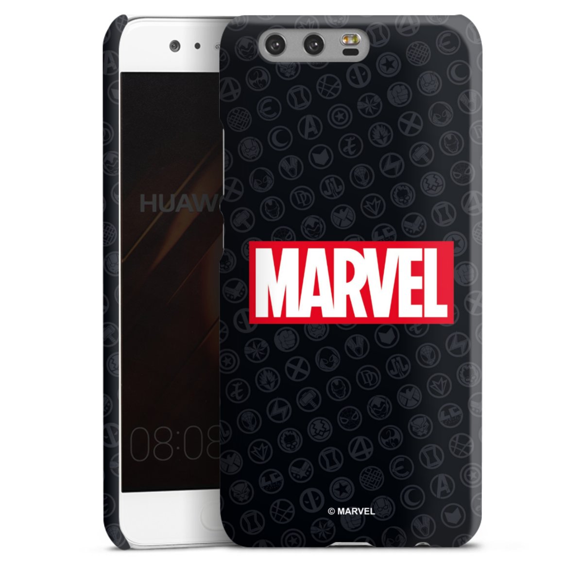 Marvel Logo Black Red 