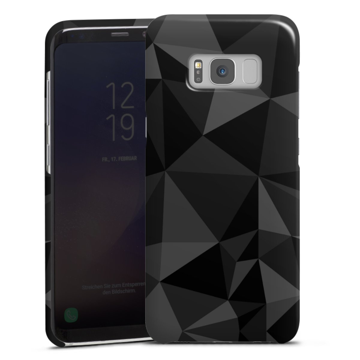 Veelhoekpatroon Zwart