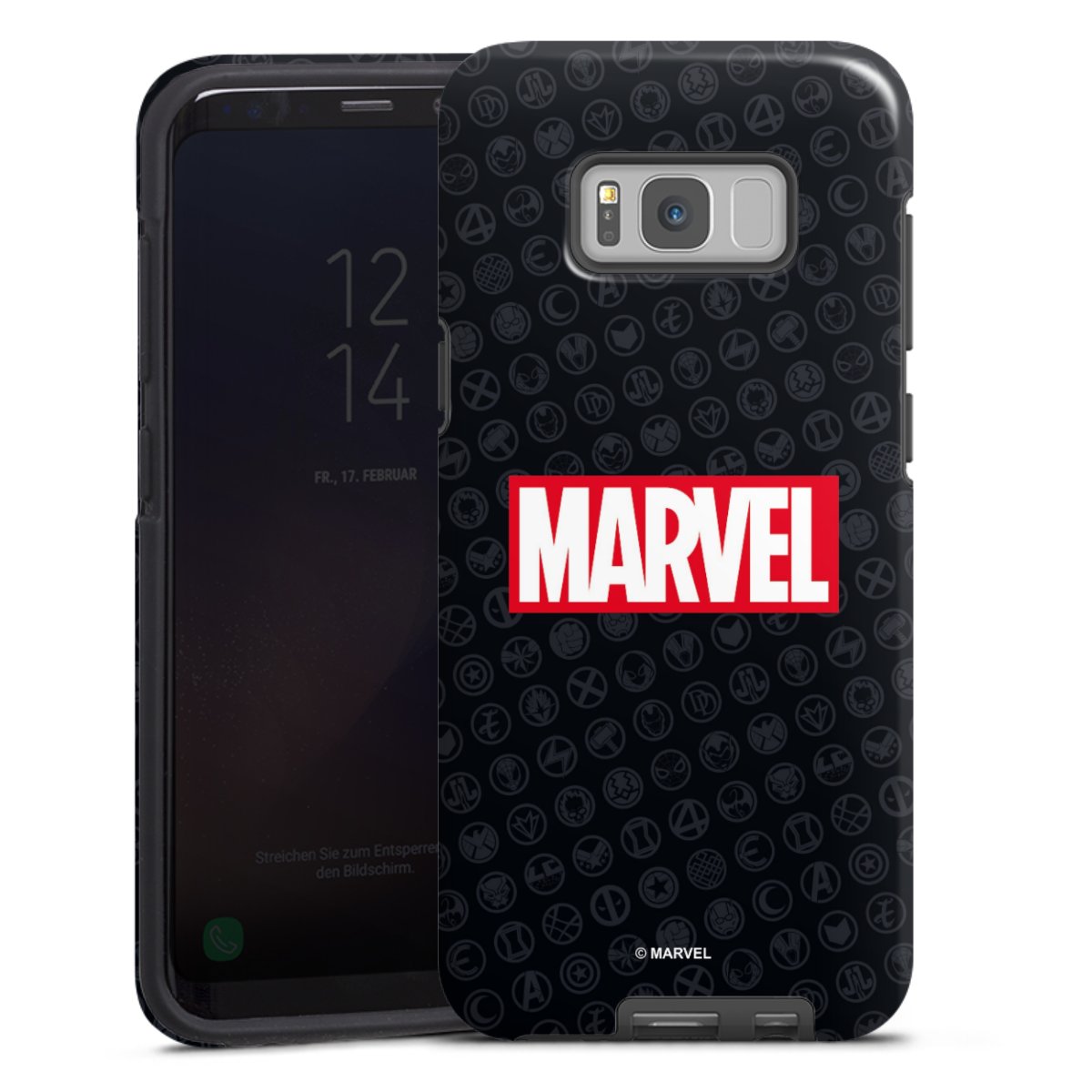 Marvel Logo Black Red 