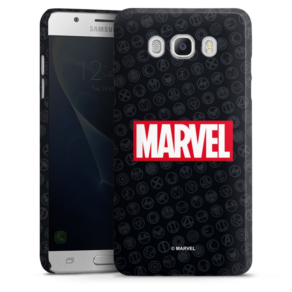 Marvel Logo Black Red 