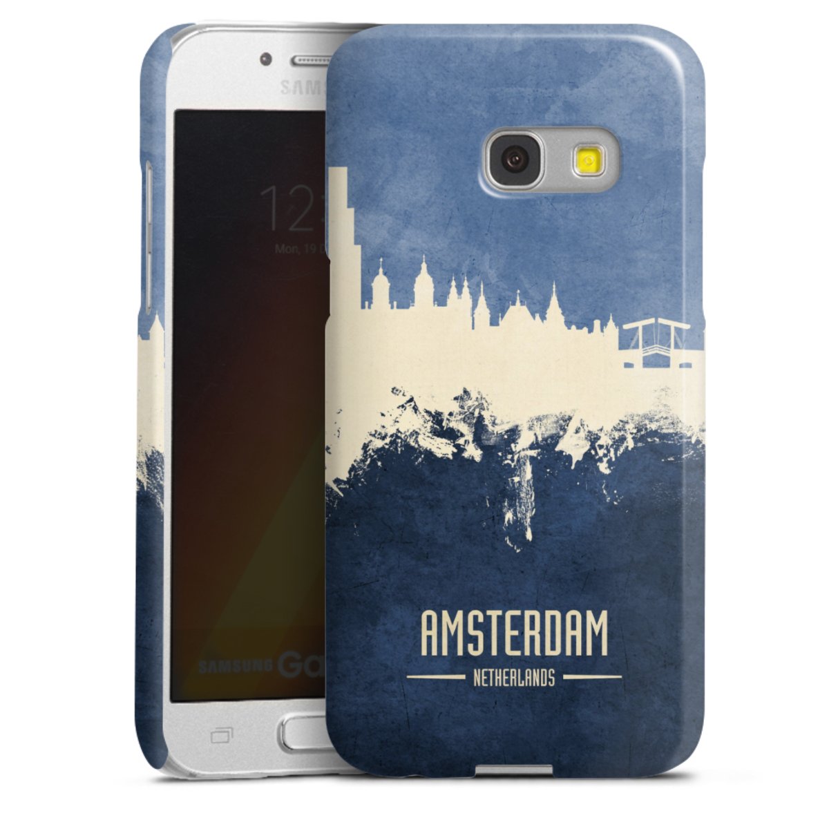 Amsterdam Skyline blauw