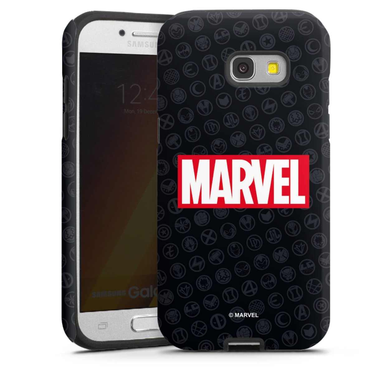 Marvel Logo Black Red 