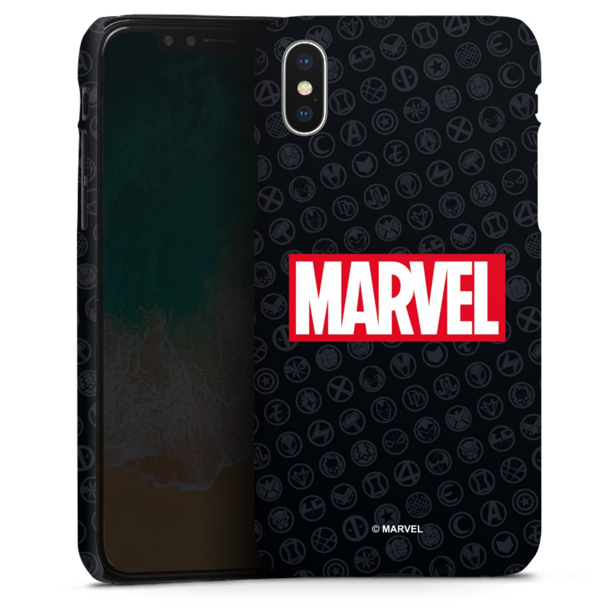 Marvel Logo Black Red 