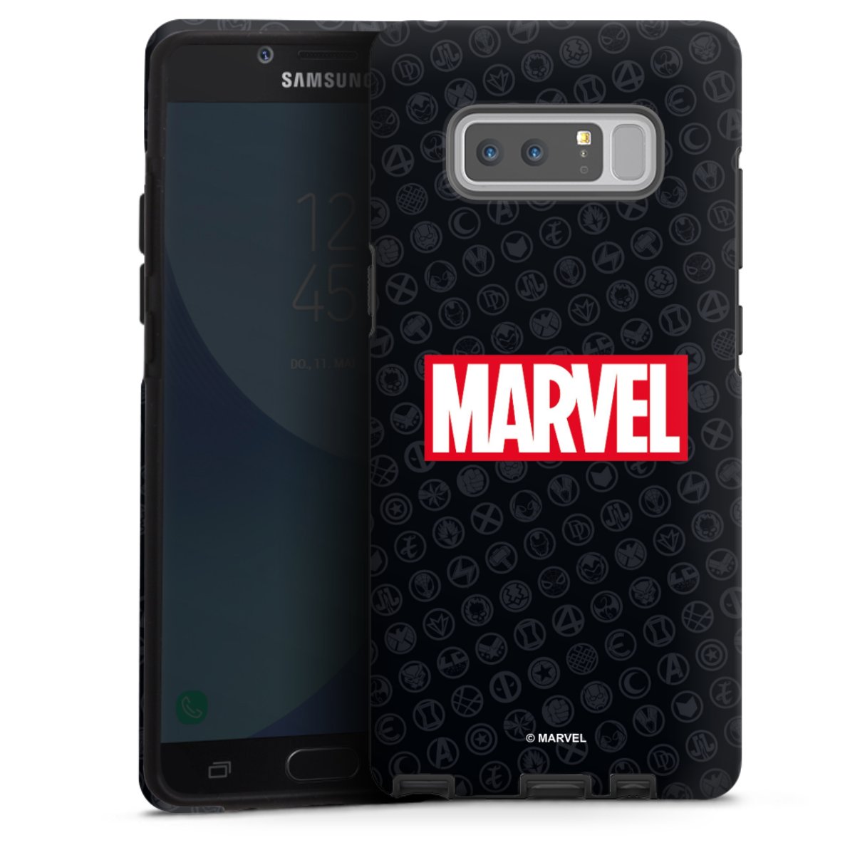 Marvel Logo Black Red 