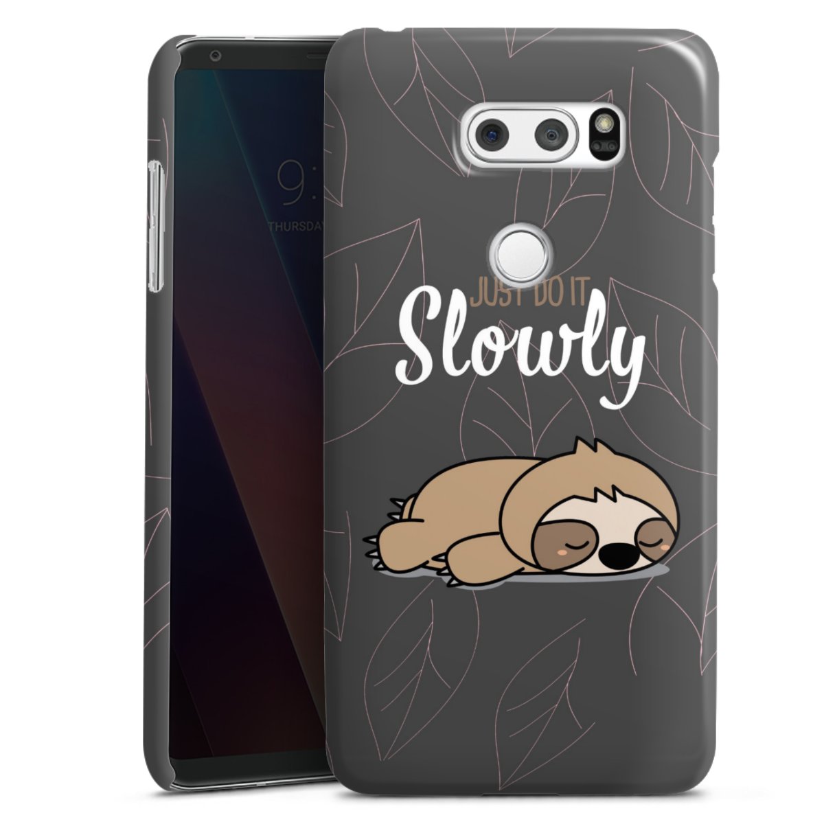 Just Do It Slowly Sloth Grey