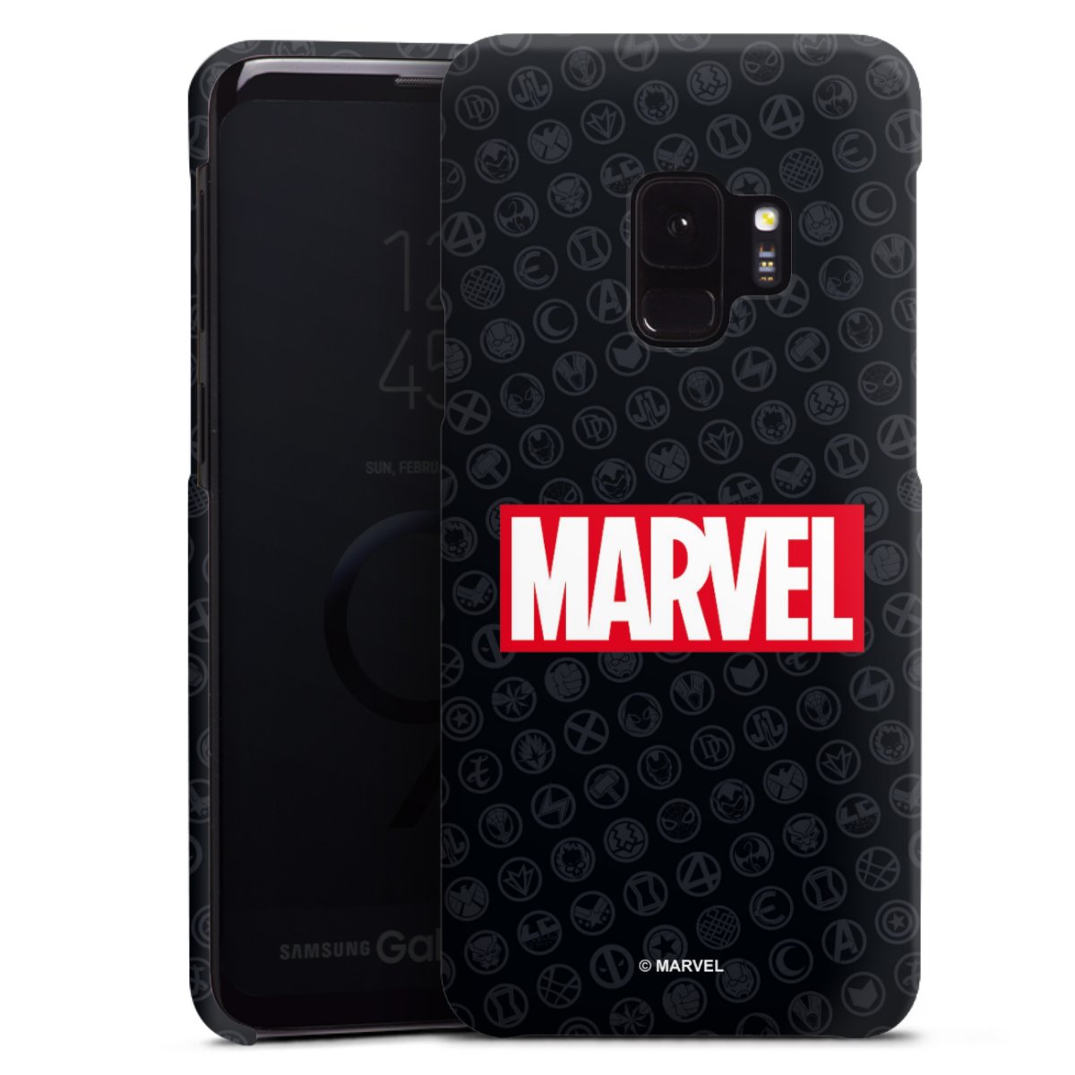 Marvel Logo Black Red 