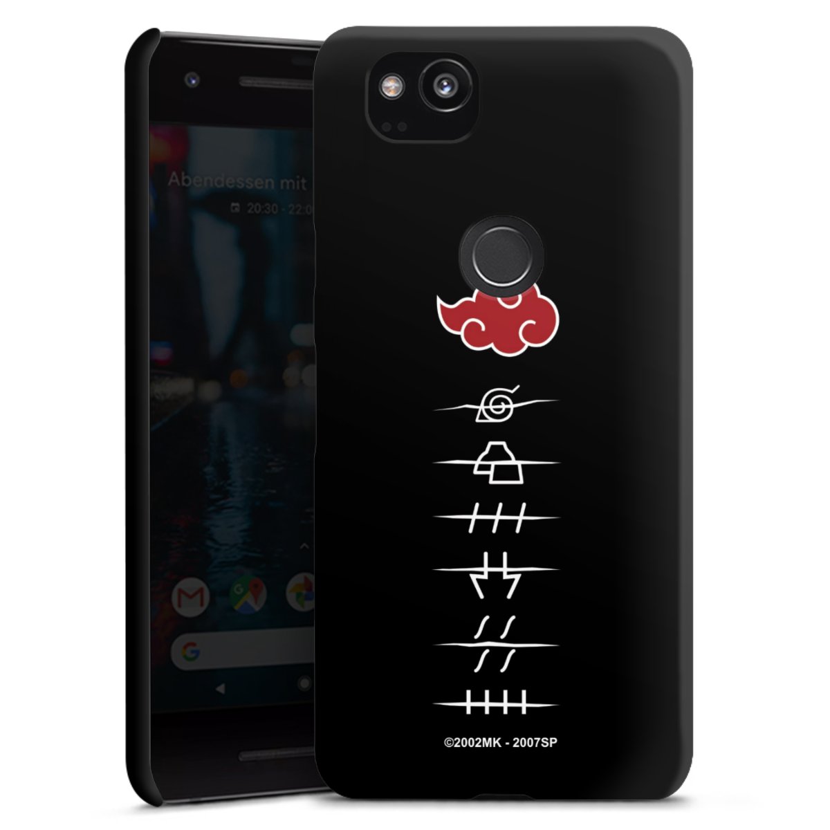 Symboles des membres de l'Akatsuki noirs