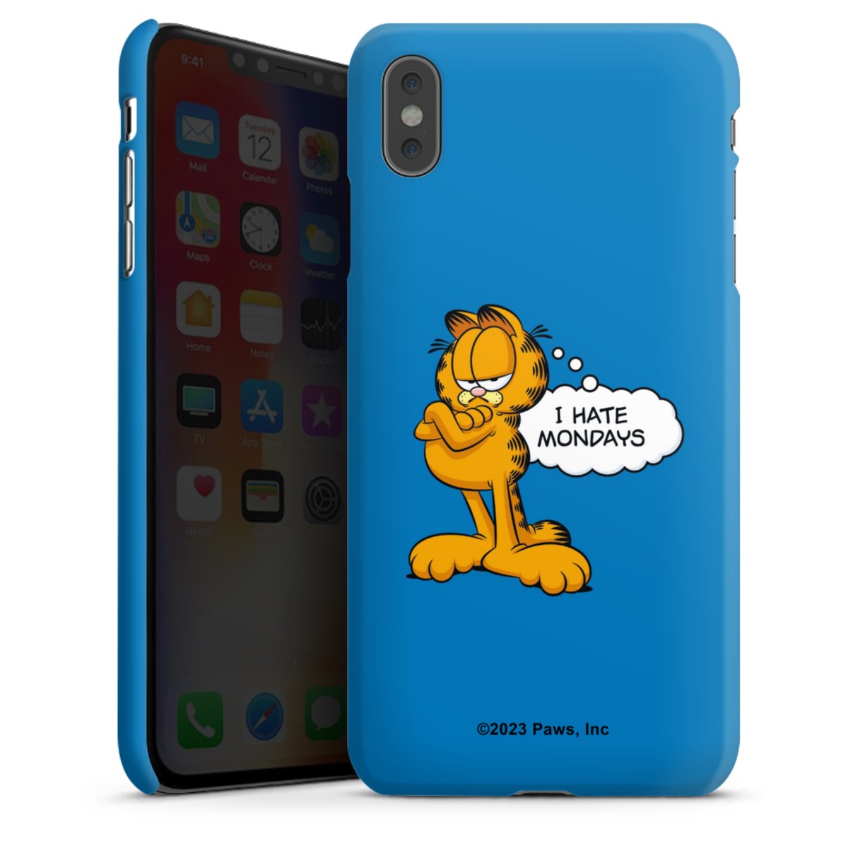 Garfield Ik haat maandagen blauw