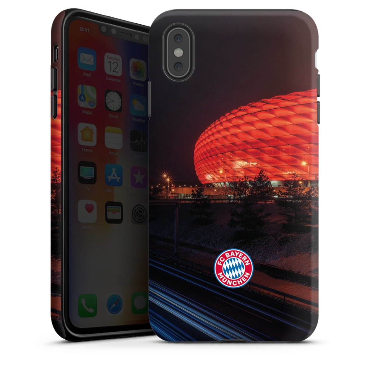 Allianz Arena bei Nacht FCB