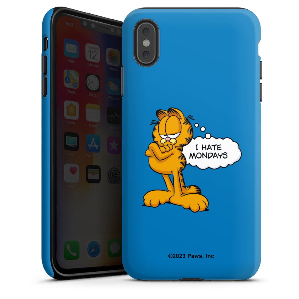 Garfield Ik haat maandagen blauw