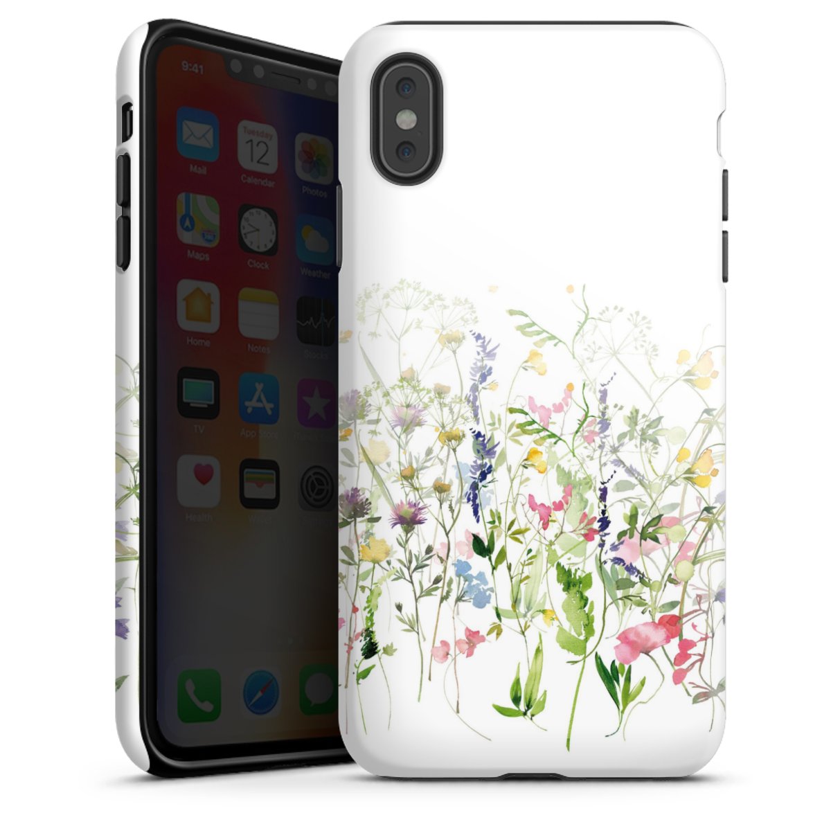 Kleurrijke lente weide bloemen