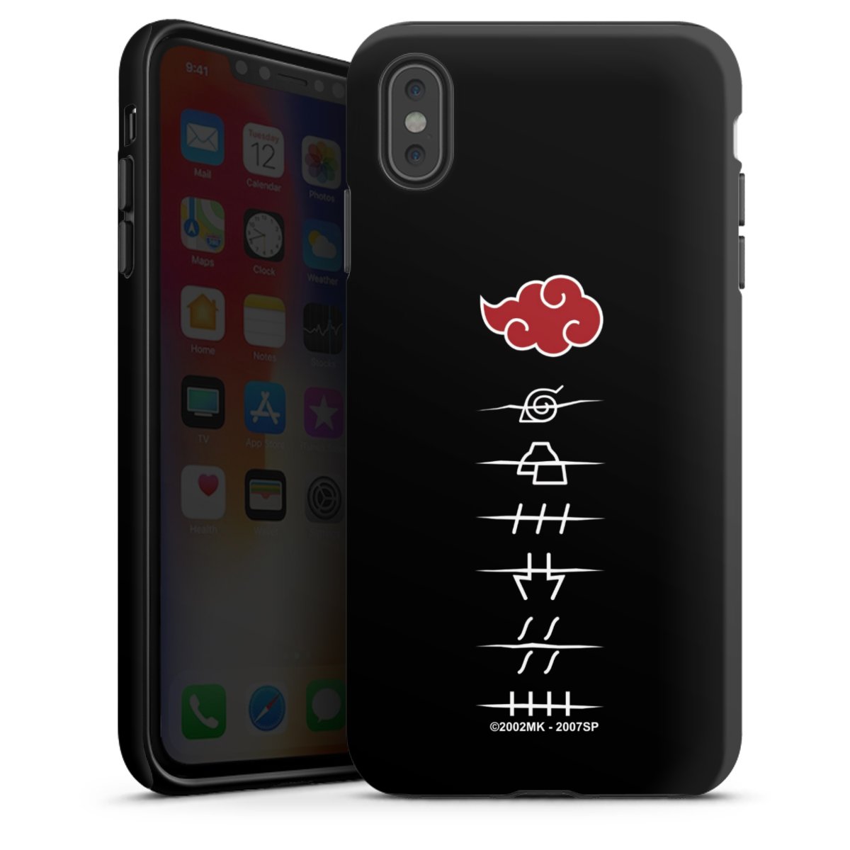 Symboles des membres de l'Akatsuki noirs