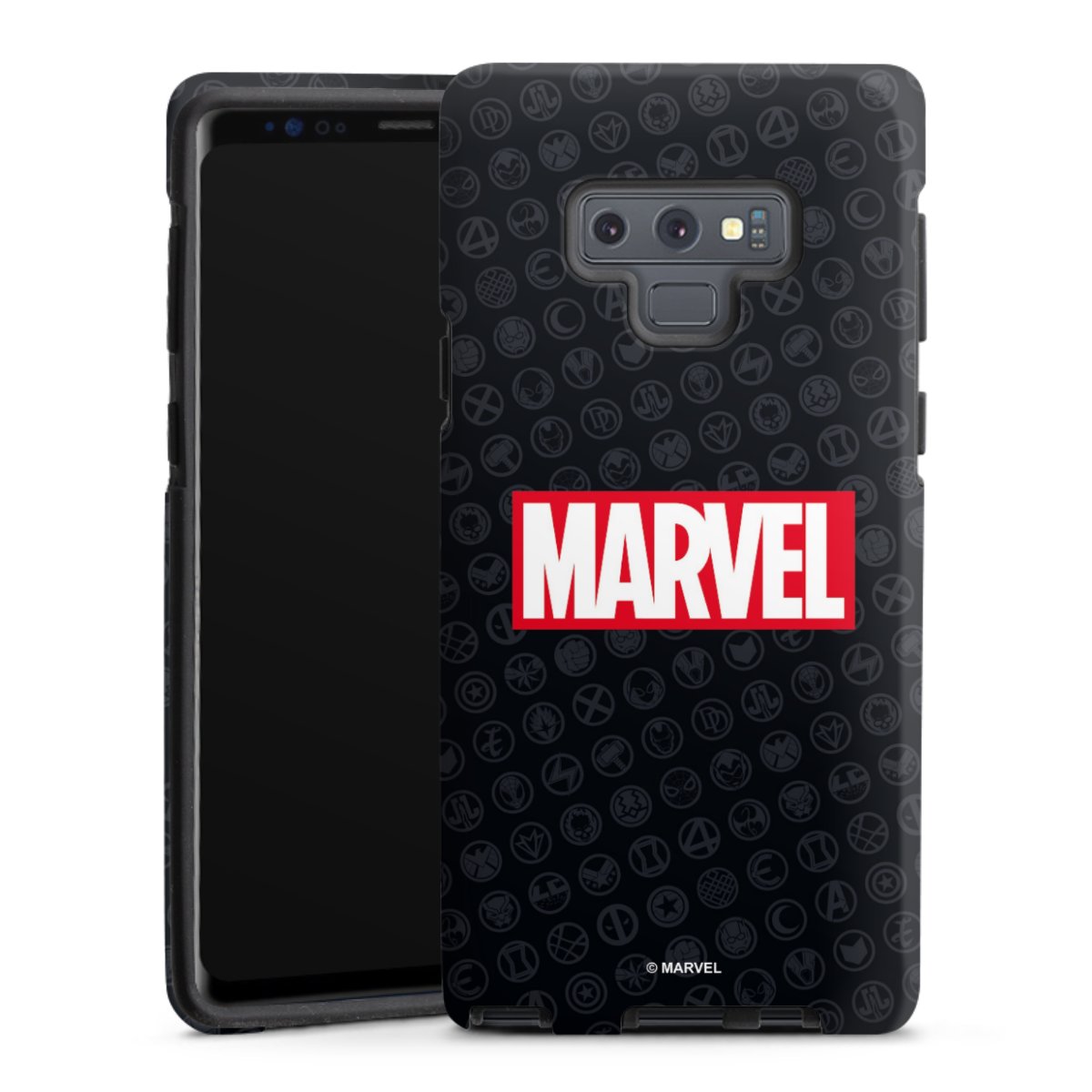 Marvel Logo Black Red 