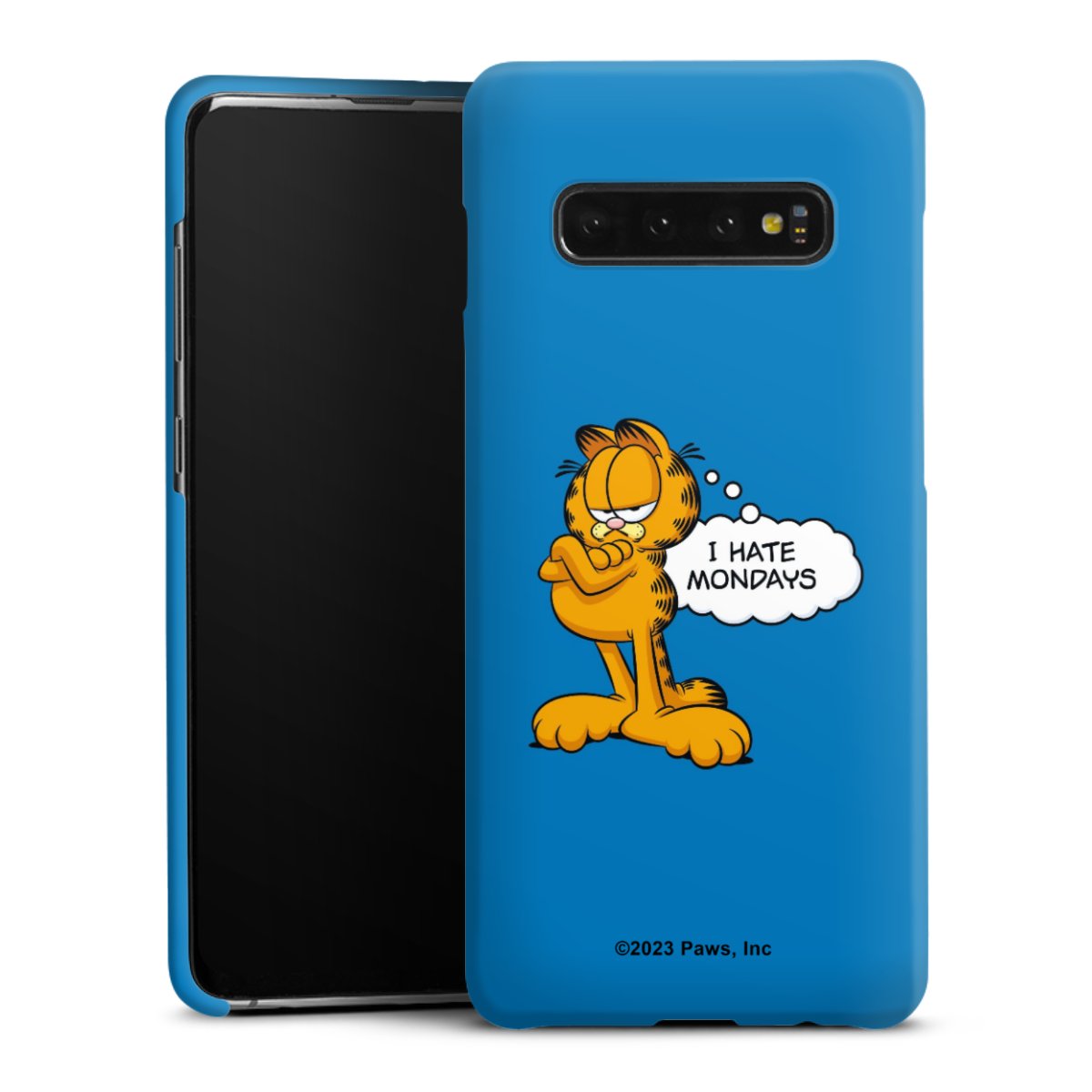 Garfield Ik haat maandagen blauw