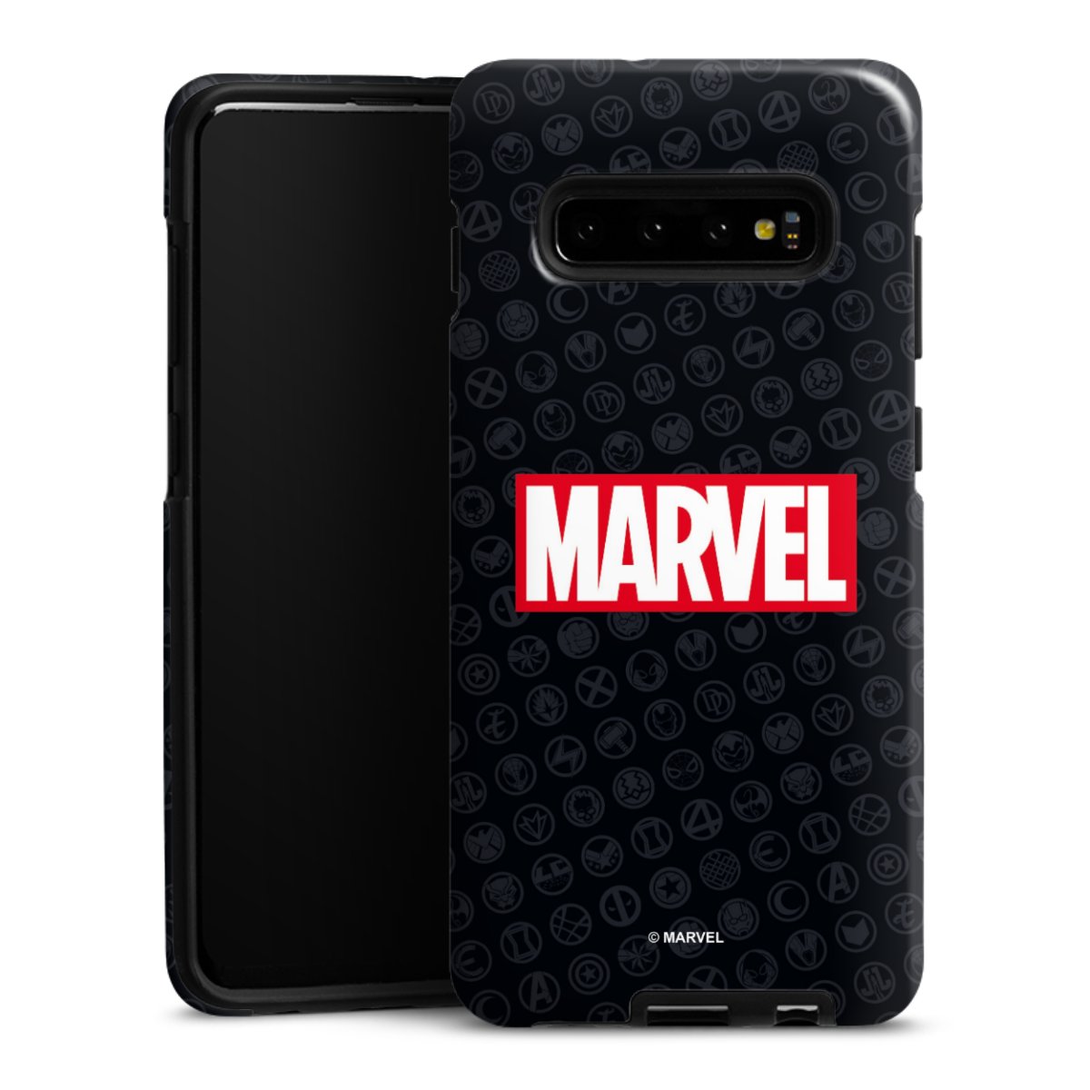 Marvel Logo Black Red 