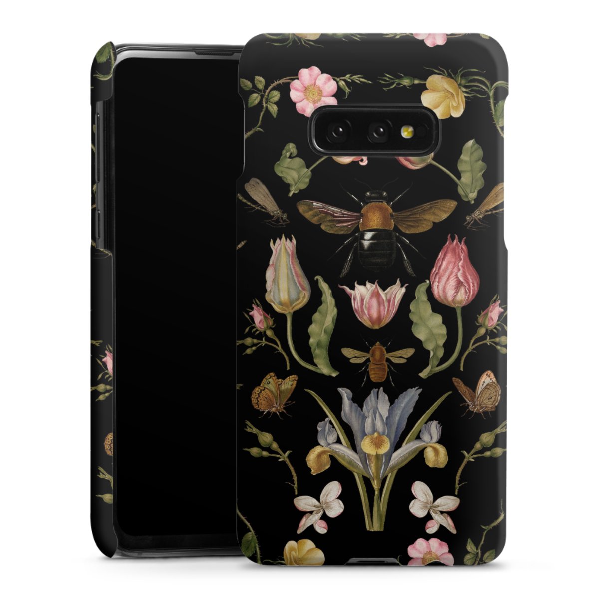 Veldbloemen en Bijen Zwart