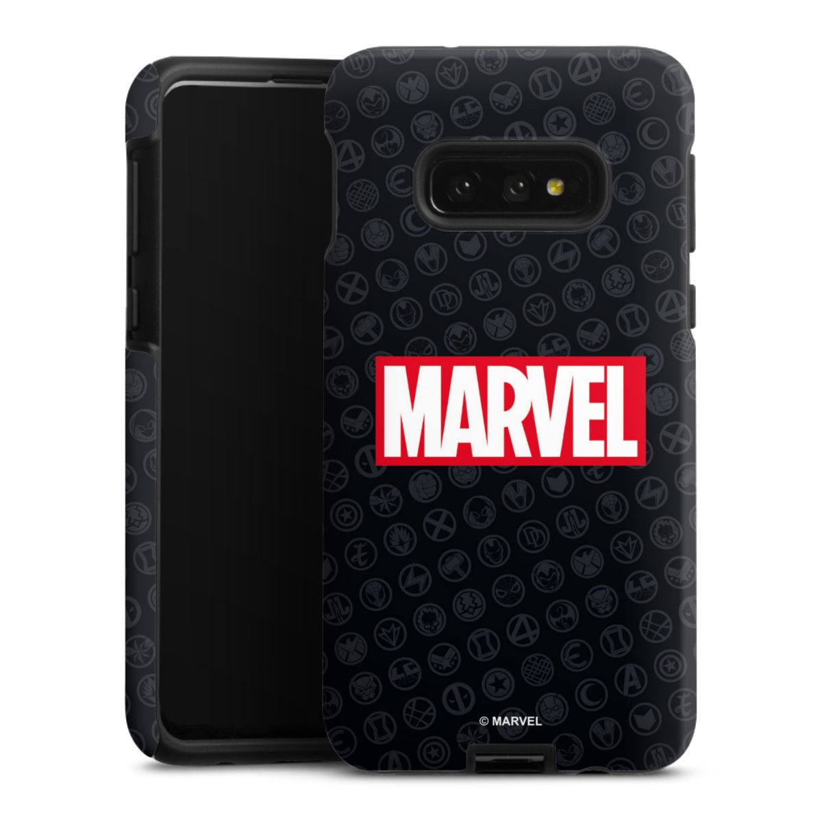 Marvel Logo Black Red 