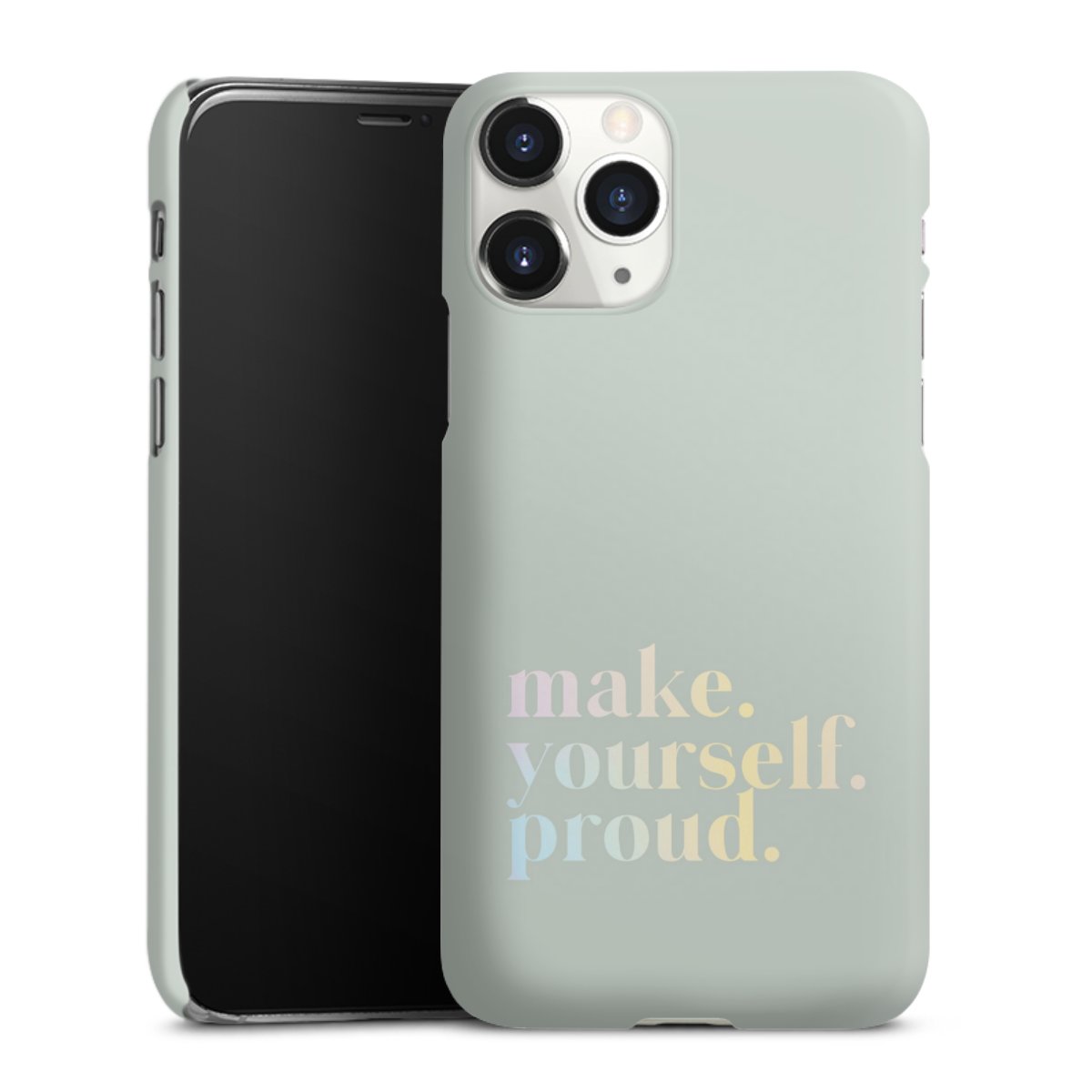 Make Yourself Proud Citazione - menta e gradiente