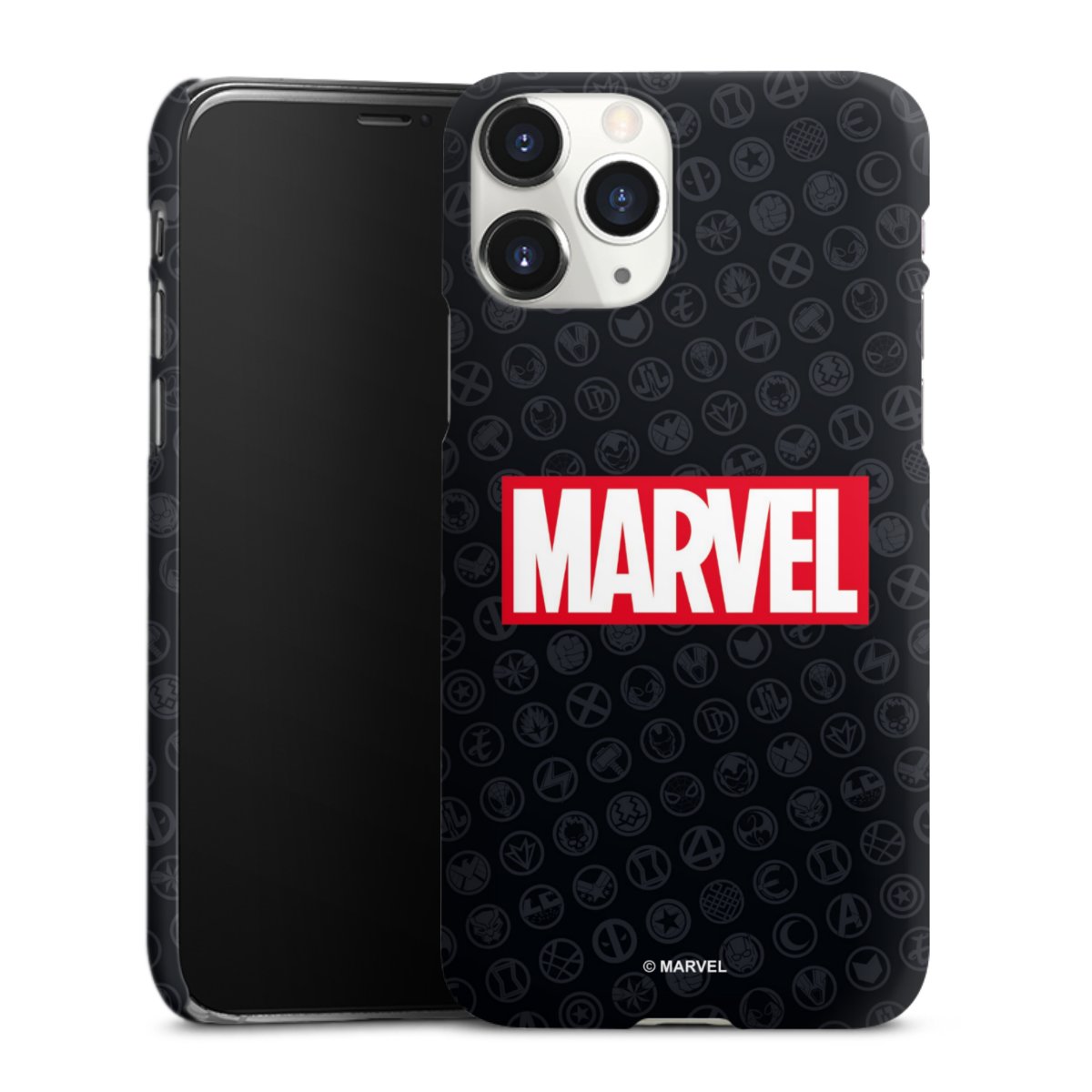 Marvel Logo Black Red 