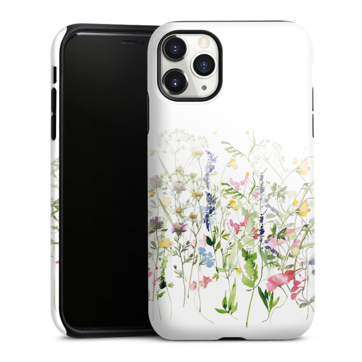 Fleurs de prairie printanières colorées