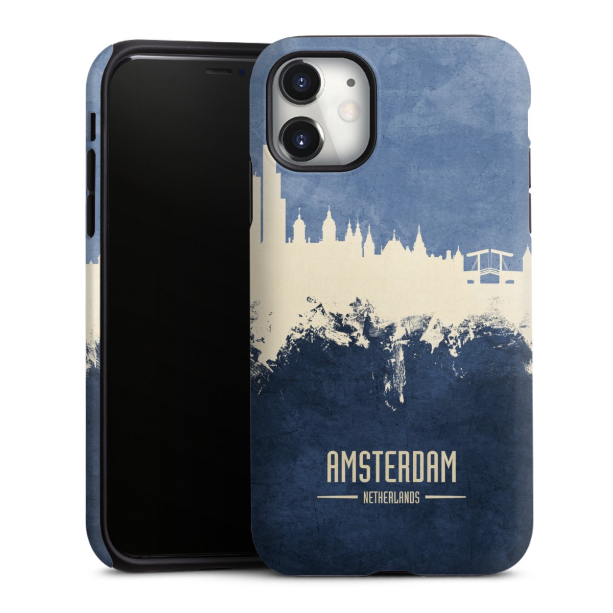 Amsterdam Skyline blauw