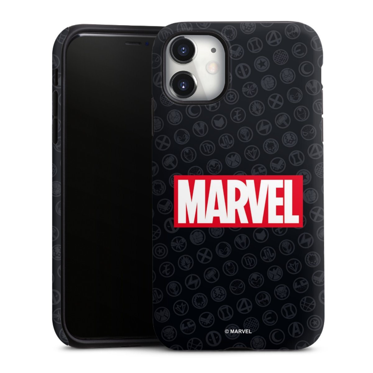 Marvel Logo Black Red 