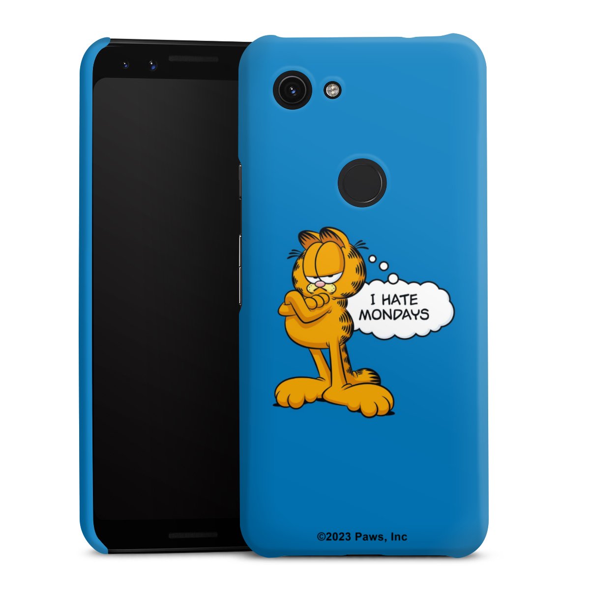 Garfield Ik haat maandagen blauw