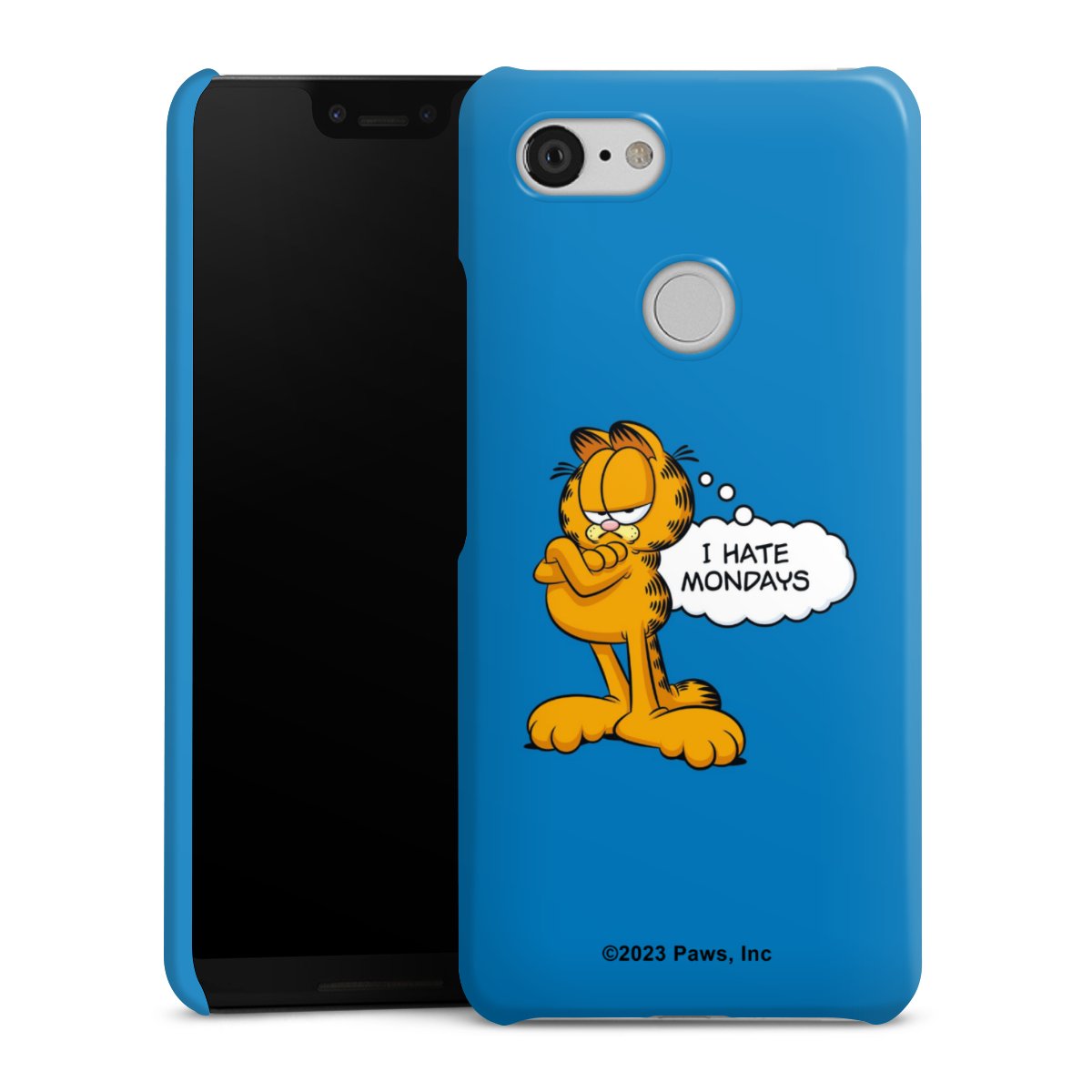 Garfield Ik haat maandagen blauw