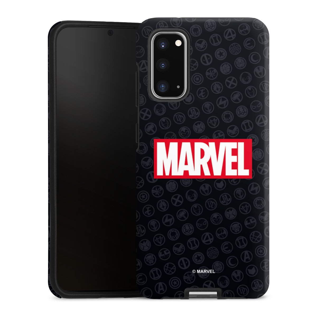 Marvel Logo Black Red 