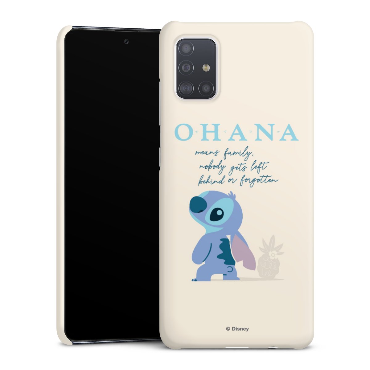 Voorganger Onderdrukking Overwinnen Ohana Stitch voor Premium hoesje (mat) voor Samsung Galaxy A51 van  DeinDesign