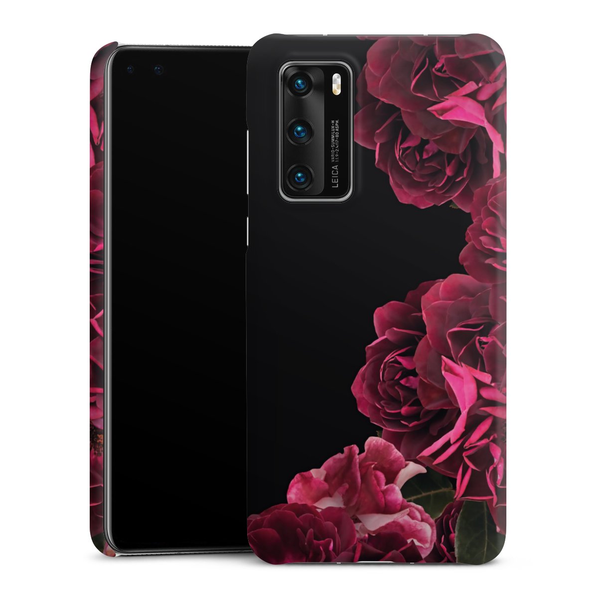 Rose vintage su nero