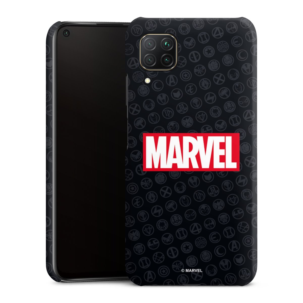 Marvel Logo Black Red 