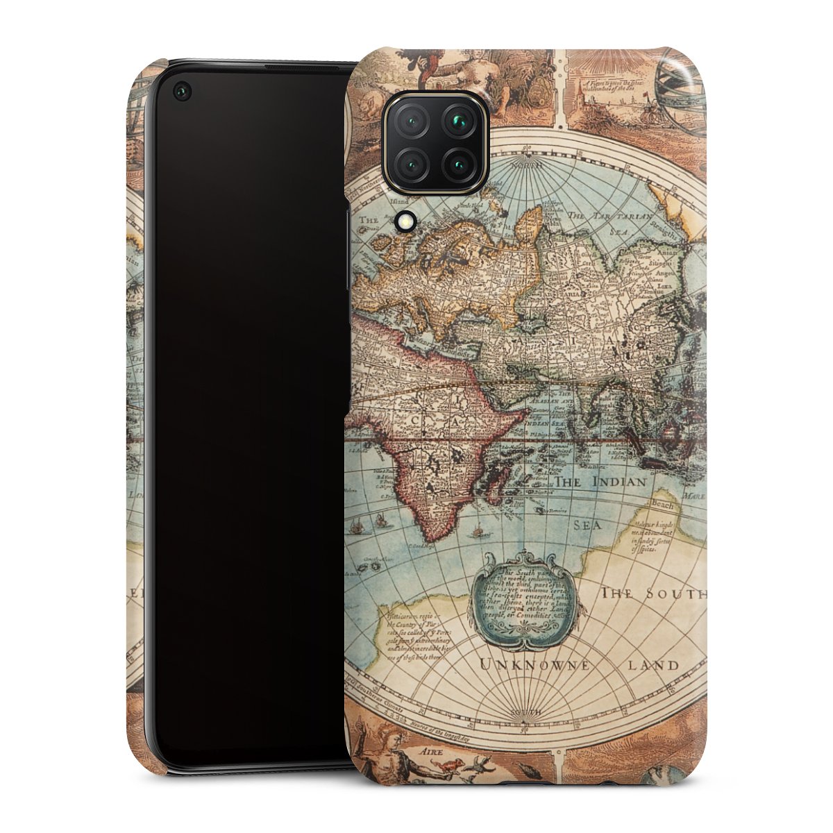 Mappa del mondo vintage