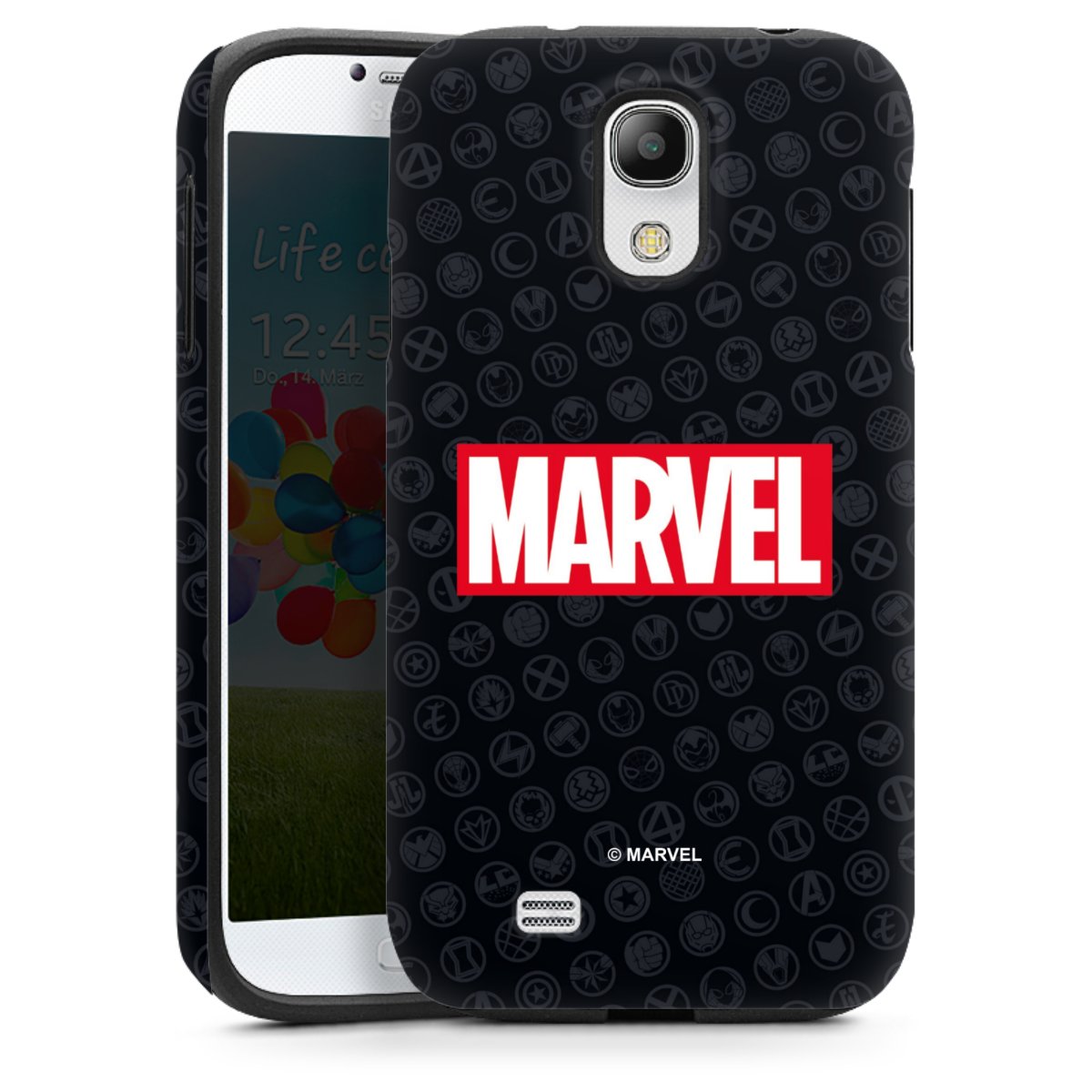 Marvel Logo Black Red 