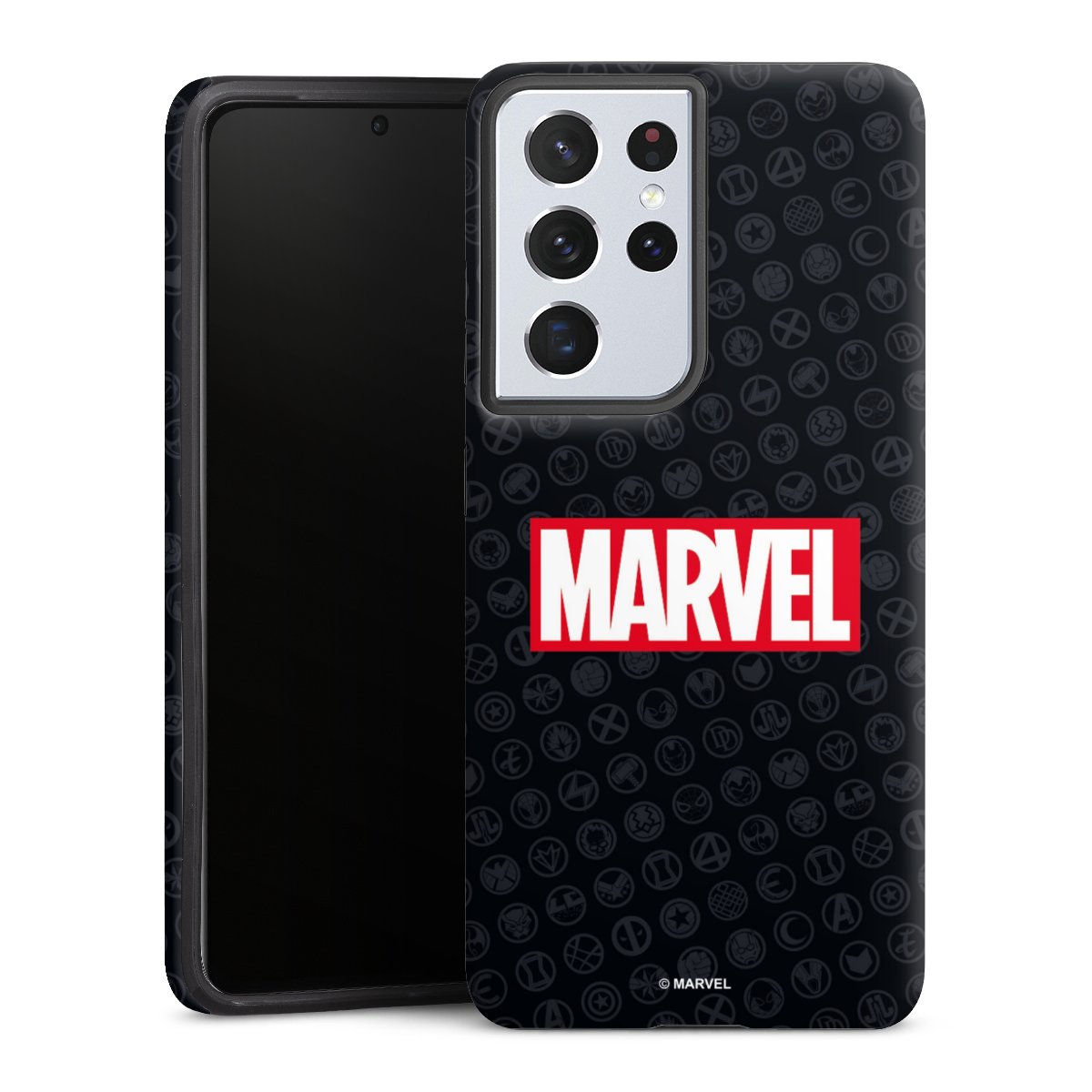 Marvel Logo Black Red 