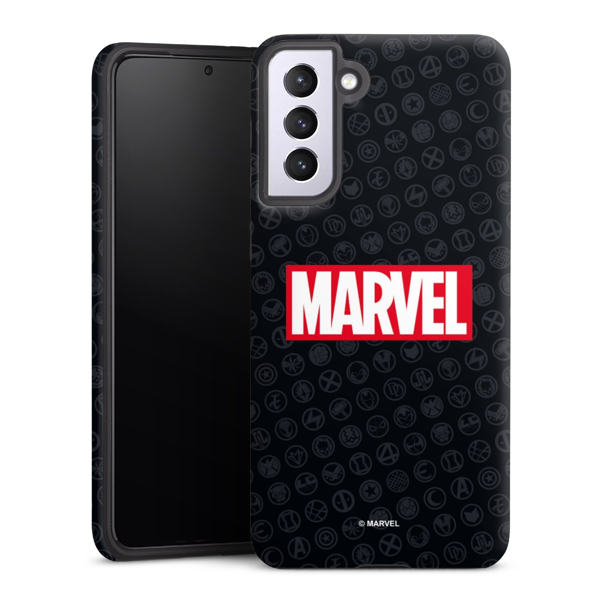 Marvel Logo Black Red 