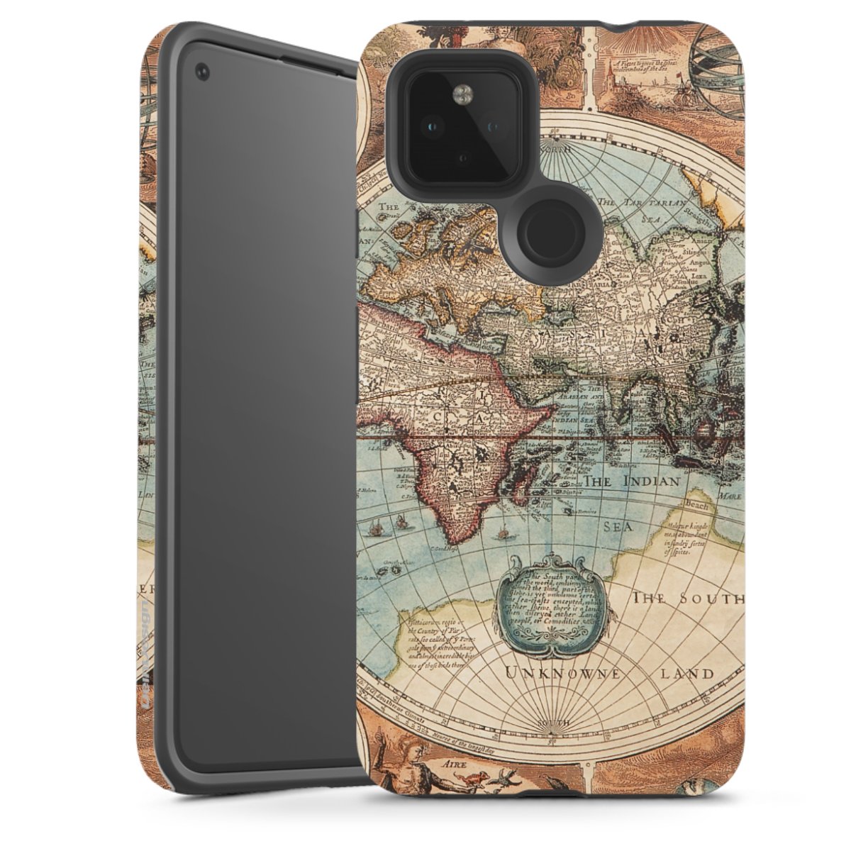 Mappa del mondo vintage