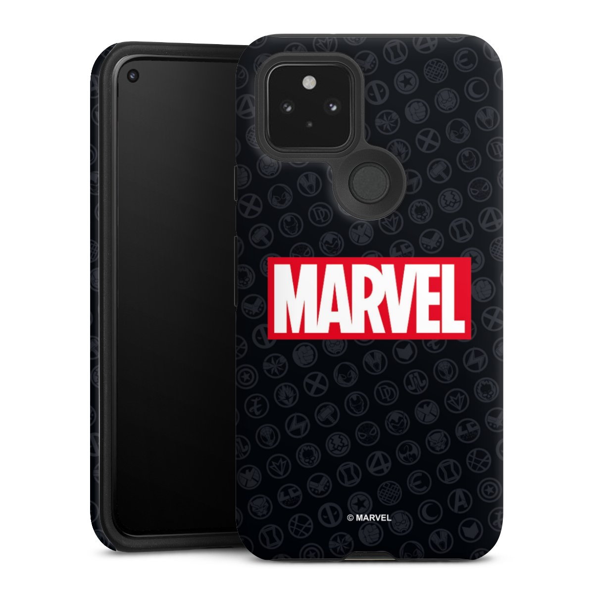 Marvel Logo Black Red 