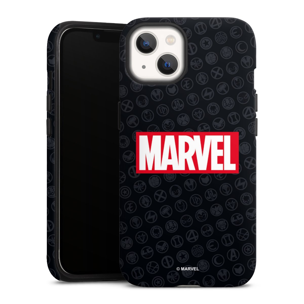 Marvel Logo Black Red 