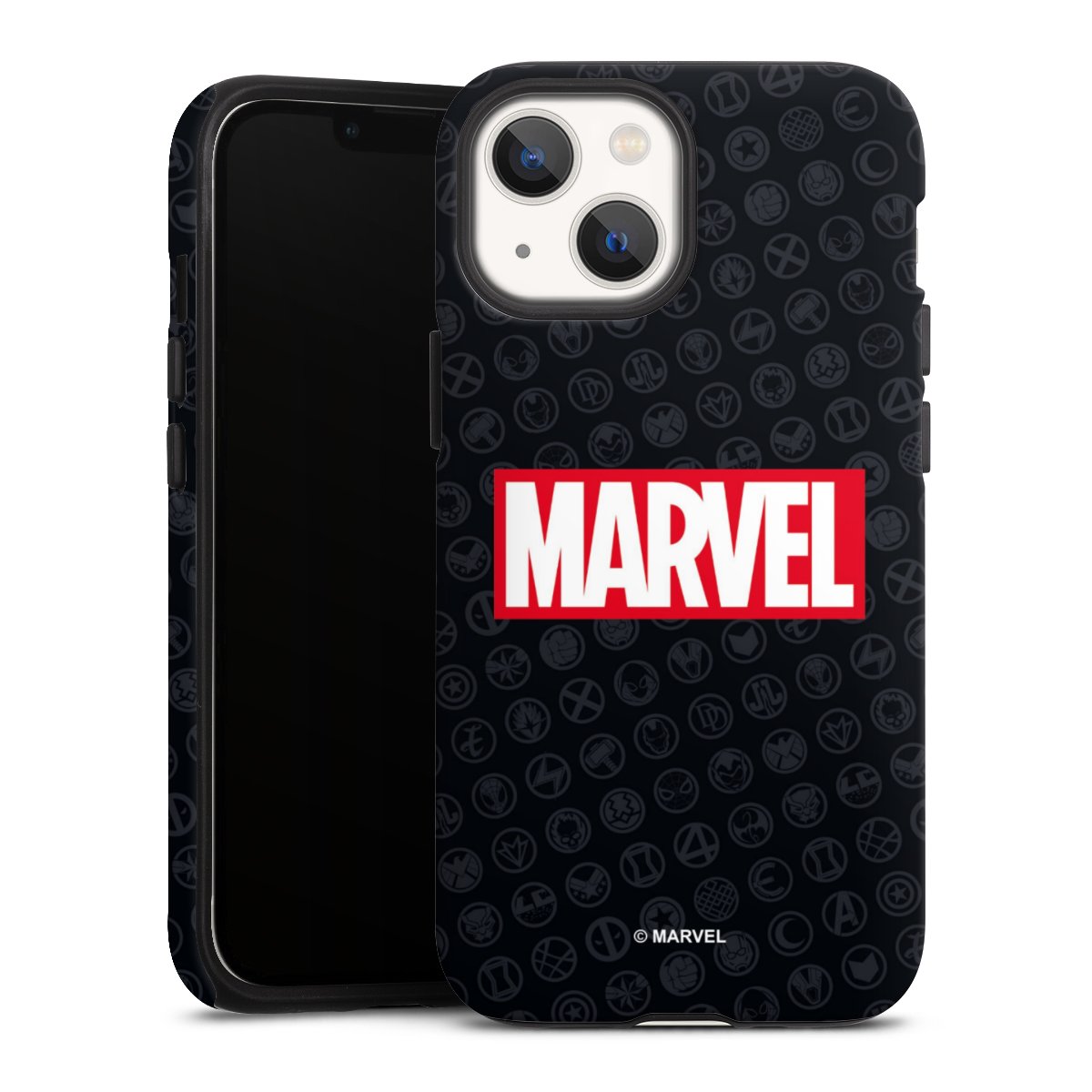 Marvel Logo Black Red 