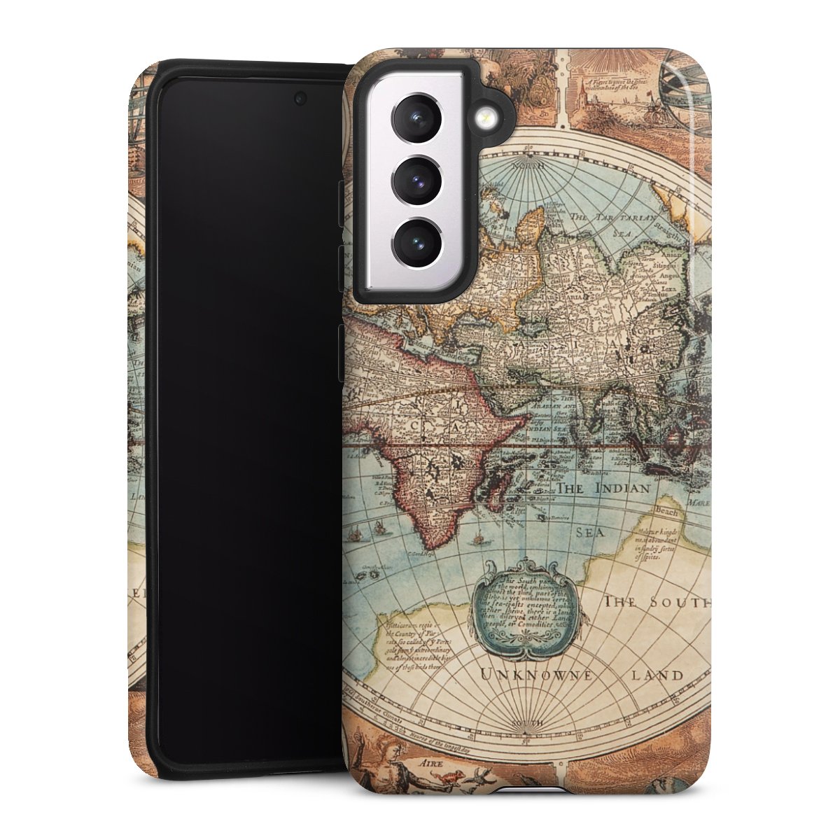 Mappa del mondo vintage