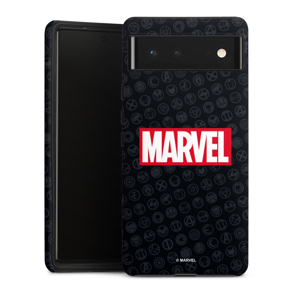 Marvel Logo Black Red 