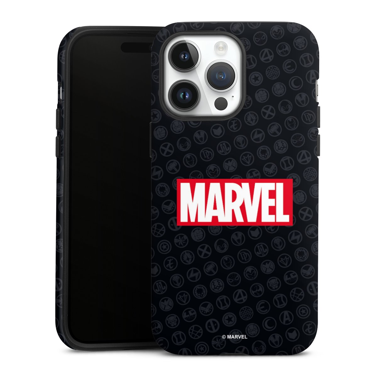 Marvel Logo Black Red 