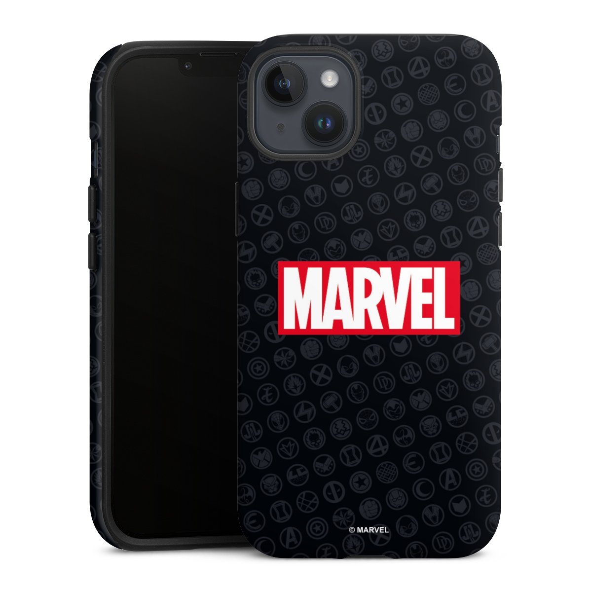 Marvel Logo Black Red 