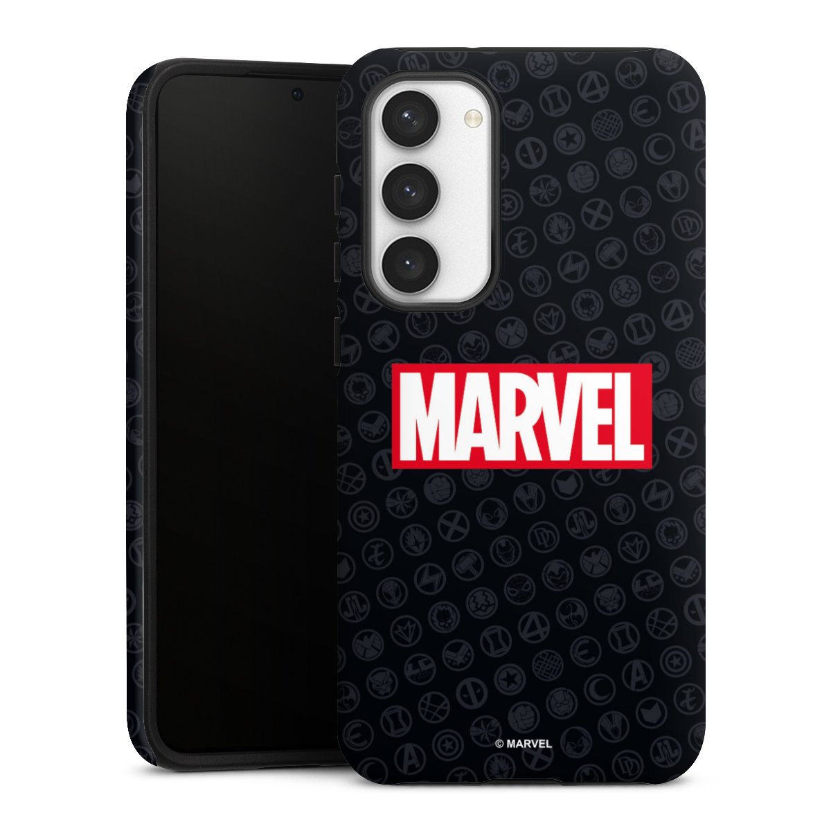 Marvel Logo Black Red 